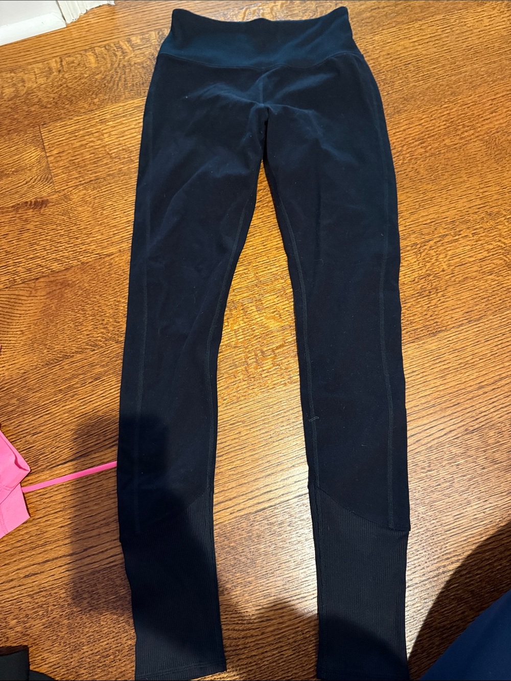 Alo leggings with ribbed detail
